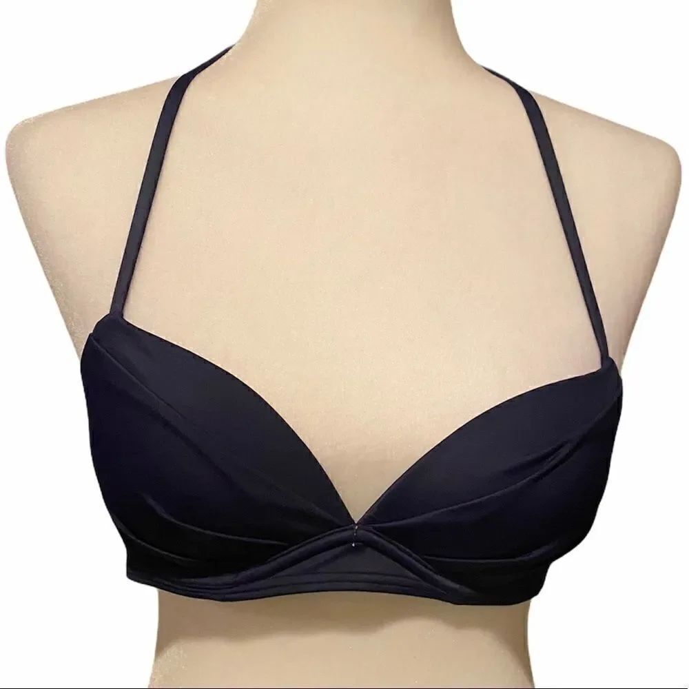 Victoria’s Secret Navy Bikini Top Size 34A
